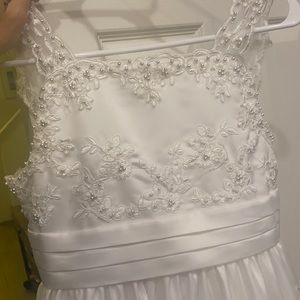 First communion dress or flower girl . Worn once.